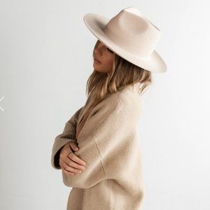 Gigi Pip Zephyr Rancher Hat in cream - S/M 57